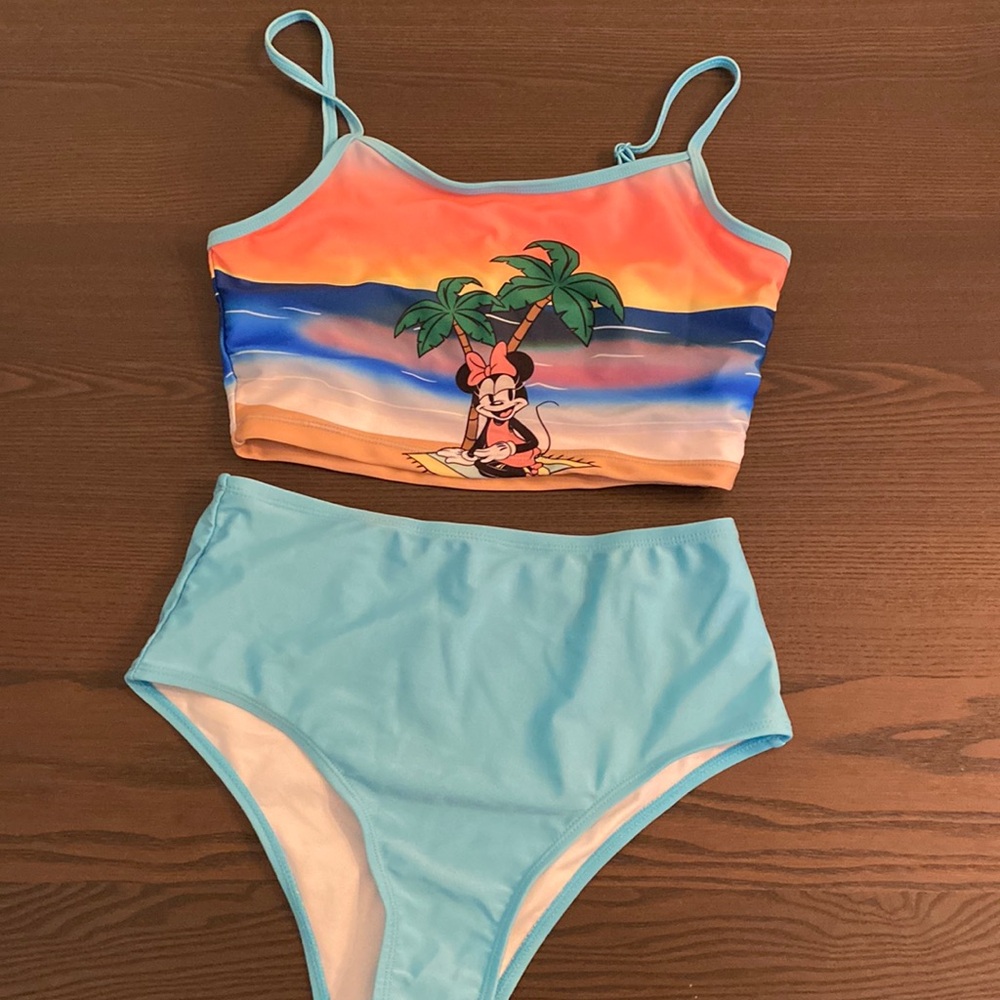 Disney Play in the Park Minnie Mouse Sunset Swim Suit